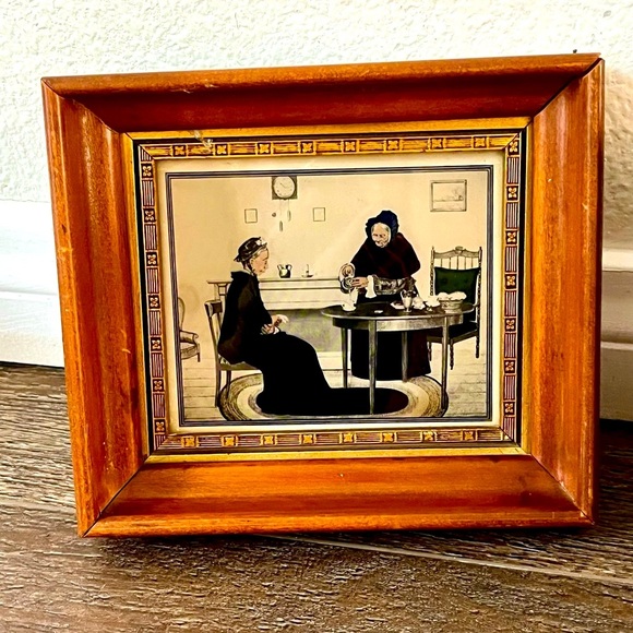 Vintage Framed Art Prints Set of Two by Terletzky - Picture 3 of 10